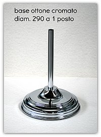 art.132-1 base diam. 290 ottone cromato a 1 posto per aste diam. 22 mm.jpg