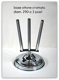 art.132-3 Base diam.290 ottone cromato a 3 posti per aste diam. 22 mm.jpg